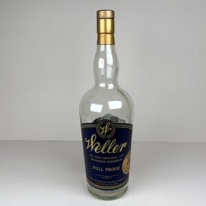 Weller Full Proof Original Wheated Bourbon Whiskey Empty 750 ml Bottle & Cork